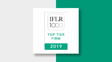 Koutalidis Law Firm IFLR 1000 Top Tier Firm 2019