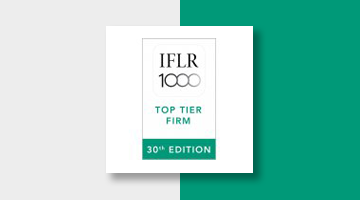Koutalidis Law Firm IFLR 1000 Top Tier Firm 30th Edition